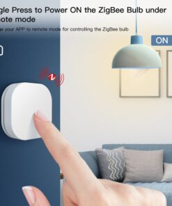 Telecomando Interruttore Magnetico Slim Quadrata , Protocollo ZigBee 3.0, TUYA, Smart Life 3V Con Pile CR2032, Bianco