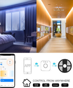 Centralina Led Controller, 6A/Canali, ZigBee 3.0, RGB+CCT, Max 12V e 24V, 15A, 2X100W, TUYA, Smart Life, 100X45X35mm, IP20