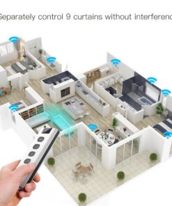 Telecomando Interruttore Wireless RF 433MHz TUYA, Smart Life BATTERIA LR23A , 4 Tasti 9 Scene SH1909