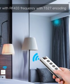 Telecomando Interruttore Wireless RF 433MHz TUYA, Smart Life BATTERIA LR23A , 4 Tasti 9 Scene SH1909