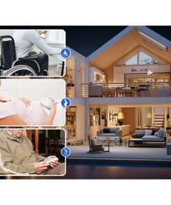 Telecomando Interruttore 1 Tasto, RF 433MHz, TUYA, Smart Life, 3V Con Pile CR2032, 86x86x16mm, IP20, SH4491