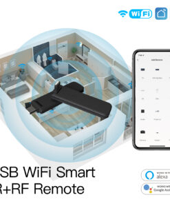 Telecomando USB Smart Controller Remote WIFI IR RF433 RF315 WIFI,IR,RF433,RF315 TUYA, Smart Life 5V USB IP20 114X30X10mm