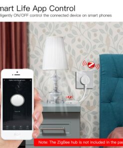 Presa Schuko Da Muro Protocollo ZigBee 3.0 TUYA, Smart Life 16A AC 90-250V 50/60HZ 86X86X43mm