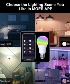 Lampada Led E27, ZigBee 3.0, RGB+CW, TUYA, Smart Life, AC 90-250V, 50/60HZ, 9W, 60X117mm, IP20, SHZ62709