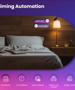 Lampada Led Matter GU10, RGB+CW, Matter WIFI 2.4G, TUYA, Smart Life, Apple Home, Google Home, Alexa, SmartThings, AC 90-250V, 50/60HZ, 5W, 50X55mm, IP20, MU11005