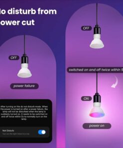 Lampada Led Matter GU10, RGB+CW, Matter WIFI 2.4G, TUYA, Smart Life, Apple Home, Google Home, Alexa, SmartThings, AC 90-250V, 50/60HZ, 5W, 50X55mm, IP20, MU11005