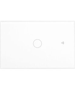 Interruttore Led Dimmer Taglio Di Fase, Pannello Touch 1 Tasto, Colore Bianco, WIFI + Bluetooth, APP TUYA Smart Life, 220V 10A, 120X72X38mm Per Scatola 503, IP20