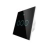 Interruttore Da Parete Touch 3 Tasti, WIFI 2.4G+BLE+RF 433MHz, Bluetooth BLE Mesh TUYA, Smart Life, 10A, AC 90-250V, 50/60HZ, 86X86X30mm Per Scatola 502, IP20, Nero, SH9443B