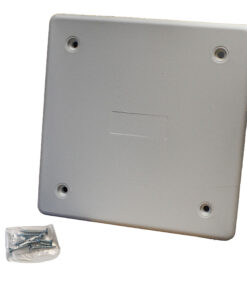 Coperchio per cassette di derivazione da incasso, 92x92 mm, ideale per protezione e copertura di impianti elettrici, PT01