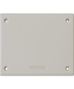Coperchio per cassette di derivazione da incasso, 160x130 mm, ideale per protezione e copertura di impianti elettrici, PT05