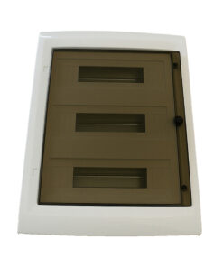 Centralino da parete 54 moduli, bianco IP40, 400x550x120 mm, RAL 9016, ideale per installazioni elettriche domestiche e industriali