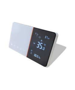 Termostato WIFI Con Meteo Protocollo WIFI 2.4G TUYA, Smart Life Rettangolare Compatibile Con Scatola 502 e 503 Riscaldamento Caldaia a Gas Bianco / Nero 5A 95-240V IP20
