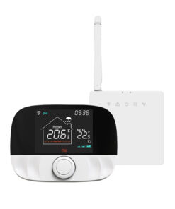 Termostato WIFI + RF Protocollo WIFI 2.4G + RF 433MHZ TUYA, Smart Life Riscaldamento Caldaia a Gas,Riscaldamento Pavimento Con Acqua 5A 95-240V 50/60Hz IP20