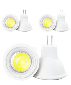 6 Lampada MR11 GU4 Led AC/DC 12V 3W 300LM Freddo 6000K D35X31mm