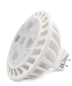 Lampadina LED Dicroica MR16 GU5.3 AC/DC 12V 5W=40W Bianco Naturale 45 Gradi 5 Smd 2835 Da 1W