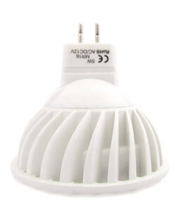 Lampadina LED Dicroica MR16 GU5.3 AC/DC 12V 5W=40W Bianco Naturale 45 Gradi 5 Smd 2835 Da 1W