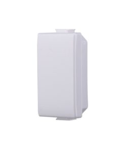 2 Pezzi Copritasti Copriforo Falso Polo 1P Bianco Compatibile Con Bticino Matix