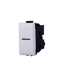Pulsante Assiale 1P 16A Bianco Compatibile Con Bticino Matix