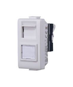 Alternative view of Connettore Rete Presa Dati RJ45 CAT5E Colore Bianco Compatibile Con Bticino Matix