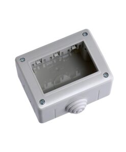 Custodia 3P IP40 Scatola Porta Frutti Da Esterno 3 Posti Moduli Compatibile Con Bticino Matix