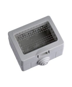 Custodia 3P IP55 Scatola Porta Frutti Con Coperchio 3 Posti Moduli Compatibile Con Bticino Matix
