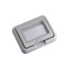 Placca con Coperchio 3P Supporto Stango Idrobox IP55 Compatibile Con Bticino Matix