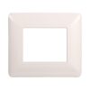 Placca Plastica Serie Solar 2P Colore Bianco Compatibile Con Bticino Matix