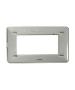 Placca Plastica Serie Solar 4P Colore Legno Scuro Compatibile Con Bticino Matix