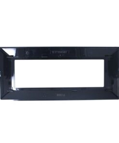 Placca Plastica Serie Solar 6P Colore Cromato Lucido Compatibile Con Bticino Matix