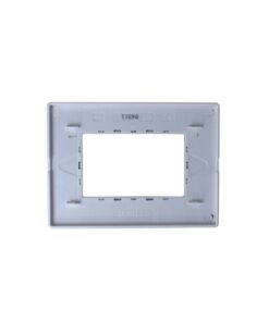 Alternative view of Placca In Vetro Serie Solar 3P Colore Silver Compatibile Con Bticino Matix