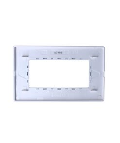 Placca In Vetro Serie Solar 4P Colore Silver Compatibile Con Bticino Matix