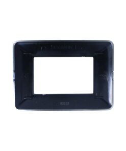 Placca Plastica Serie Solar 3P Colore Bronzo Satinato Compatibile Con Bticino Matix