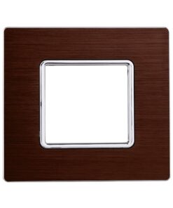 Placca In Alluminio Serie Solar 2P Colore Bronzo Compatibile Con Bticino Matix