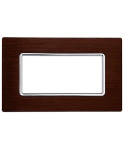 Placca In Alluminio Serie Solar 4P Colore Bronzo Compatibile Con Bticino Matix