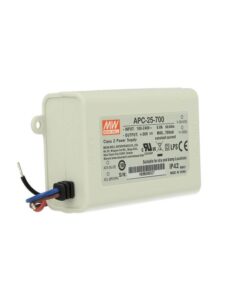 Led Driver CC MW MEAN WELL APC-25-700 Trasformatore 700mA 9V-36V DC 25W Corrente Costante IP42