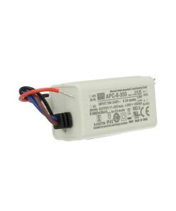 Led Driver CC MW MEAN WELL APC-8-350 Trasformatore 350mA 11V-23V DC 8W Corrente Costante IP42