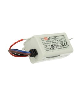Led Driver CC MW MEAN WELL APC-8-500 Trasformatore 500mA 8V-16V DC 8W Corrente Costante IP42