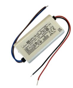 MW MEAN WELL APV-16-12 Alimentatore 16W 12V 1,25A IP30 Input 220V e 110V