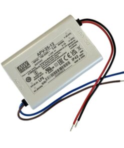 MW MEAN WELL APV-25-12 Alimentatore 25W 12V 2,1A IP30 Input 220V e 110V