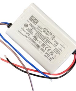 MW MEAN WELL APV-35-12 Alimentatore 35W 12V 3A IP30 Input 220V e 110V