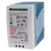 MW MEAN WELL DRC-100A Alimentatore AC/DC 100W montaggio Su Guida DIN con Funzione di Carica Batteria (UPS) Output 12Vdc at 4,5A