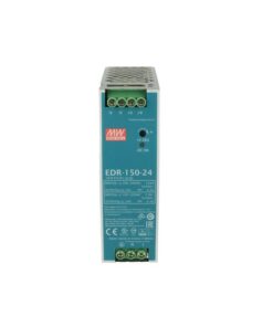 MW MEAN WELL EDR-150-24 Trasformatore Rotaia Industriale 24V 156W 6,5A Barra Guida DIN Rail Power Supply Universale