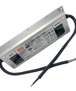 MW MEAN WELL ELG-200-12A-3Y Alimentatore IP67 200W 12V 16A Input 220V e 110V