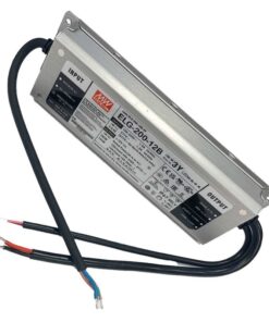 MW MEAN WELL ELG-200-12B-3Y Alimentatore IP67 192W 12V 16A Input 220V e 110V Dimmerabile 3 In 1 0-10V PWM Resistenza
