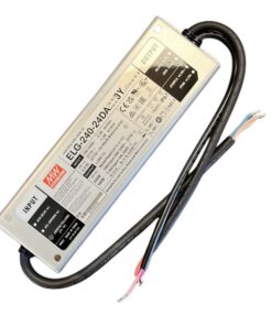 MW MEAN WELL ELG-240-24DA-3Y Alimentatore Dimmerabile DALI IP67 240W 24V 10A Input 220V e 110V