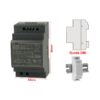 MW MEAN WELL HDR-60-24 Trasformatore Rotaia Industriale 24V 60W Barra Guida DIN Rail Power Supply Universale