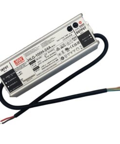 MW MEAN WELL HLG-100H-24A Alimentatore Led Driver CC CV 96W 24V 4A IP67 Input 220V 110V