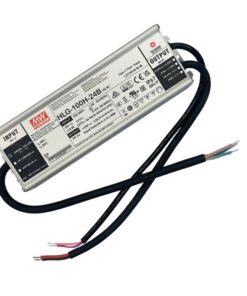 MW MEAN WELL HLG-100H-24B Alimentatore Led Driver CC CV Dimmerabile 96W 24V 4A IP67 Input 220V 110V