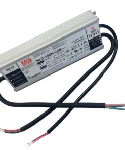 MW MEAN WELL HLG-100H-24B Alimentatore Led Driver CC CV Dimmerabile 96W 24V 4A IP67 Input 220V 110V
