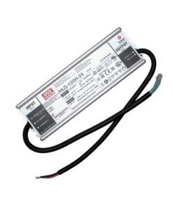 MW MEAN WELL HLG-120H-24 Alimentatore Led Driver CC CV 120W 24V 5A IP67 Input 220V 110V